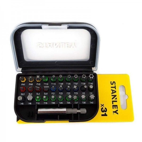 

Набор бит с магнитным держателем Stanley FatMax 60 мм (STA60490)