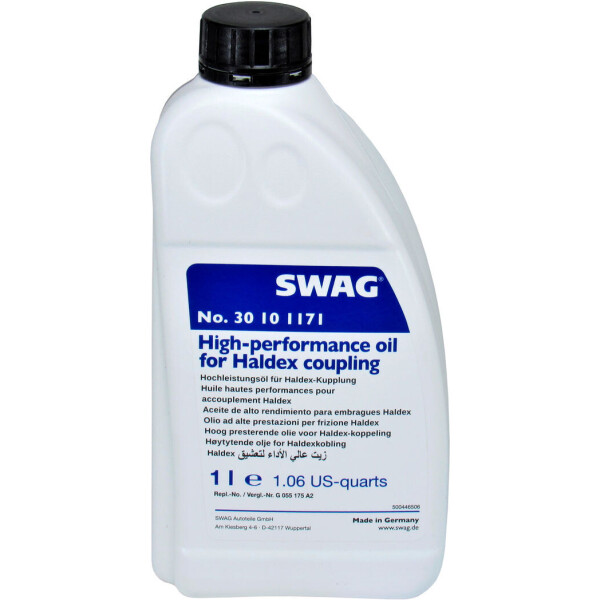 

Трансмиссионное масло (Swag) 1л. (жовте) 30101171