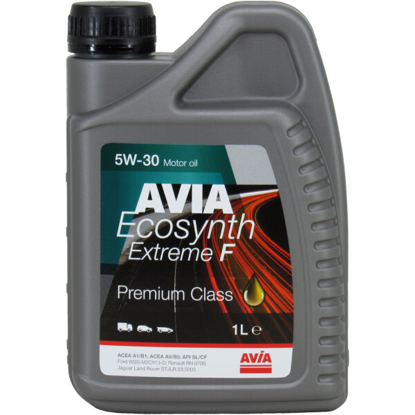 

Моторное масло бензин, дизель 5W-30 (AVIA) ECOSYNTH Extreme F 1л.