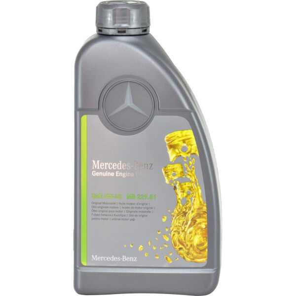

Моторное масло бензин, дизель 5W-30 (MB Original) MB 229.51 1л.