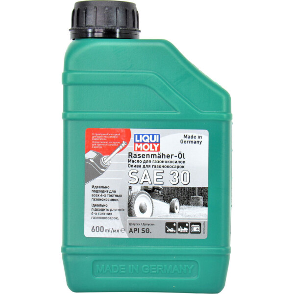

Моторное масло 4-Т SAE 30 (Liqui Moly) Rasenmaher-Оil 0,6л. 7594