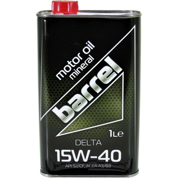 

Моторное масло бензин, дизель 15W-40 (Barrel) Delta 1л.