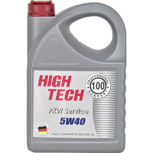 

Моторное масло бензин, дизель 5W-40 (Hundert) High Tech 4л. High Tech