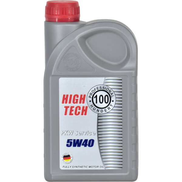 

Моторное масло бензин, дизель 5W-40 (Hundert) High Tech 1л. High Tech
