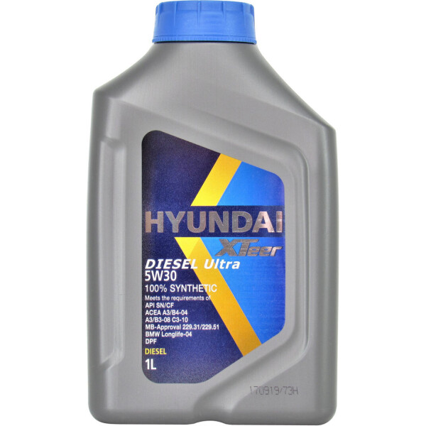 

Моторное масло дизель 5W-30 (HYUNDAI XTeer) Diesel Ultra 1л. 1011003