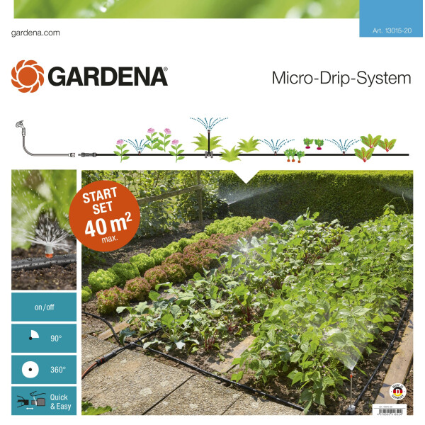 

Комплект микрокапельного полива Gardena Micro-Drip-System для клумб и грядок (13015-20)