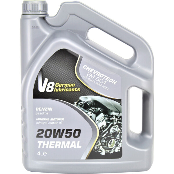 

Моторное масло бензин 20W-50 (V8) Thermal Benzin 4л.