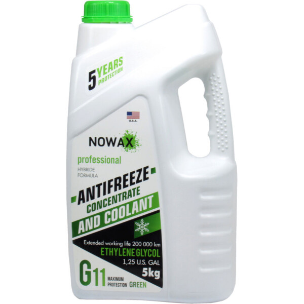 

Тосол концентрат зеленый -80 (Nowax) G-11 5кг. NX05005