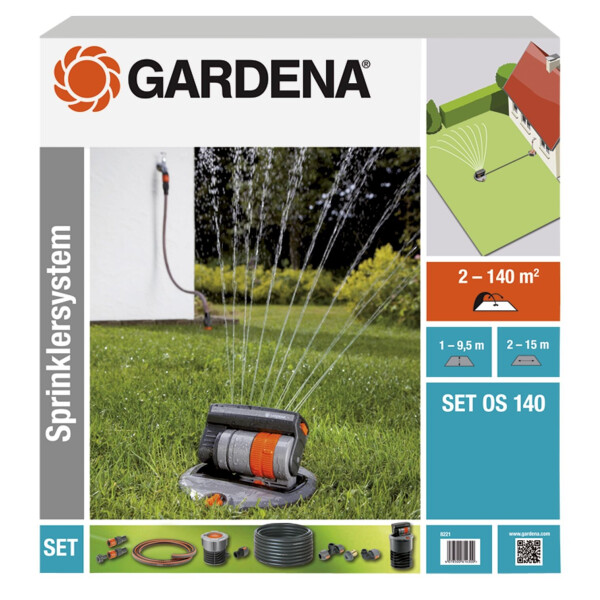 

Набор для полива Gardena с дождевателем OS 140 (08221-20)