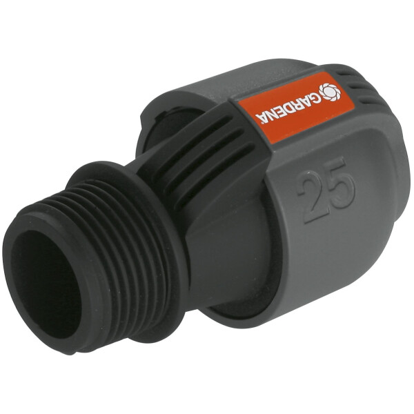 

Соединитель Gardena Quick & Easy 25 мм х 1 наружная резьба (02763-20)