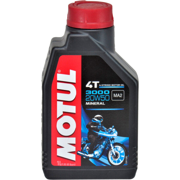 

Моторное масло 4-Т 20W-50 (Motul) 3000 1л. 837011