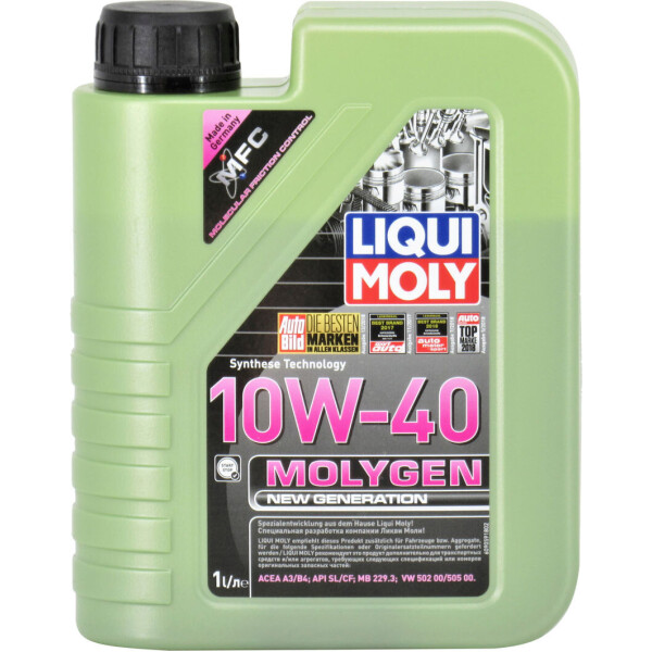 

Моторное масло бензин, дизель 10W-40 (Liqui Moly) Molygen New Generation 1л. 9059