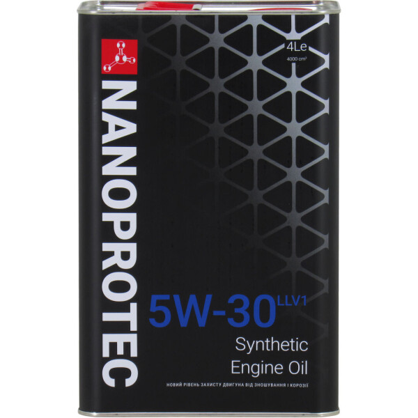 

Моторное масло бензин, дизель 5W-30 (Nanoprotec) LLV1 4л. NP 2205 504