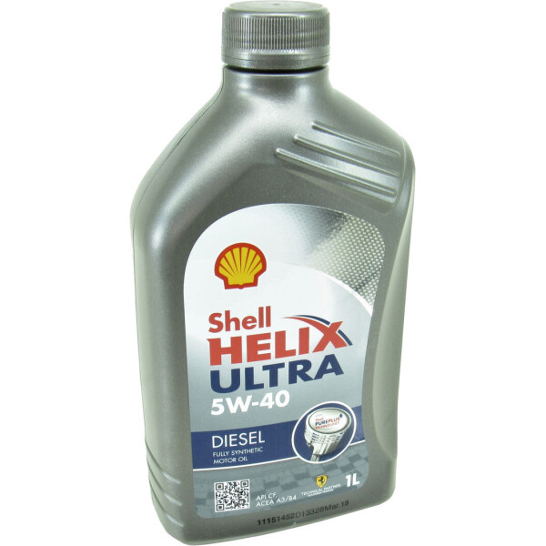 

Моторное масло дизель 5W-40 (Shell) Helix Ultra Diesel 1л. Diesel Ultra