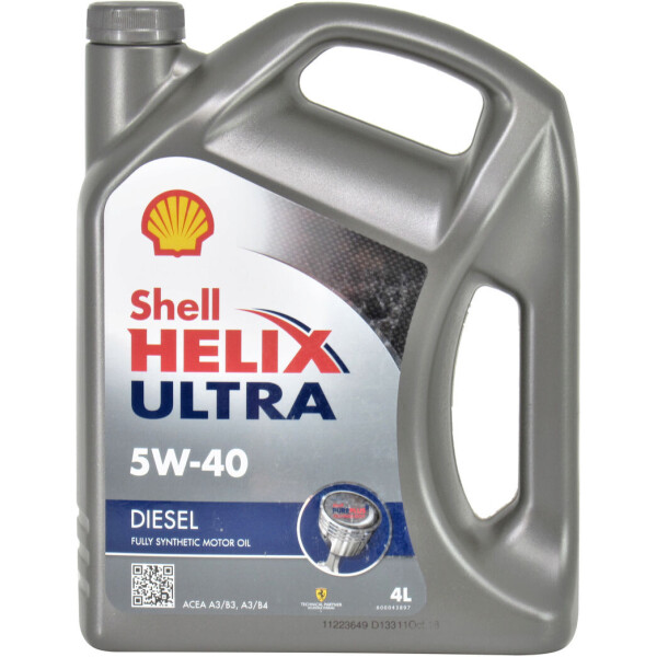 

Моторное масло дизель 5W-40 (Shell) Helix Ultra Diesel 4л. Diesel Ultra