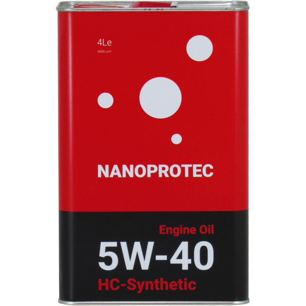 

Моторное масло бензин, дизель 5W-40 (Nanoprotec) 4л. NP 2206 504