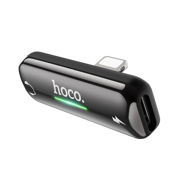 

Переходник Hoco LS27 Apple Dual Lightning digital audio converter Серый (20053100194)