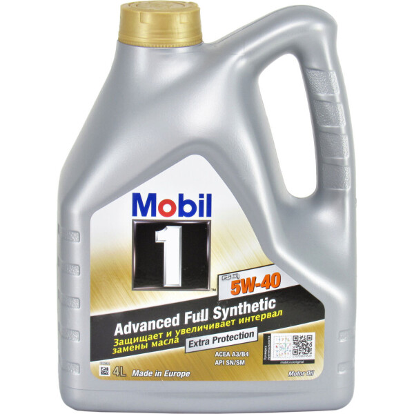 

Моторное масло бензин, дизель 5W-40 (Mobil) 1 FS 4л. M1FS4L
