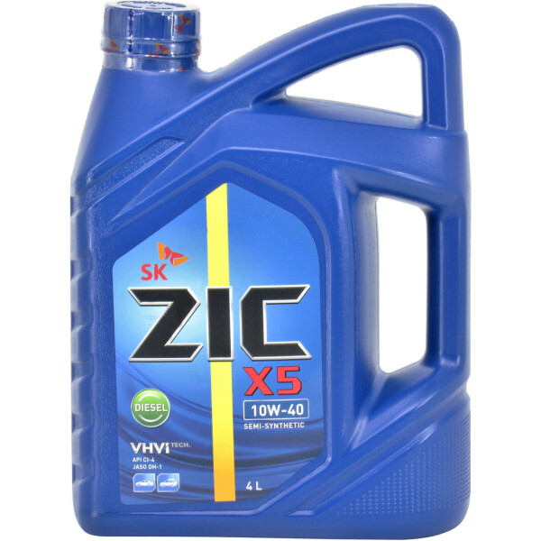 

Моторное масло дизель 10W-40 (ZIC) X5 Diesel 4л. ZIC X5 10W-40 DIESEL