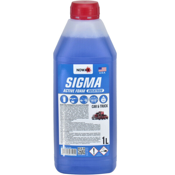 

Шампунь (Nowax) SIGMA DOSATRON ACTIVE FOAM для бесконтактной мойки 1л. NX01184
