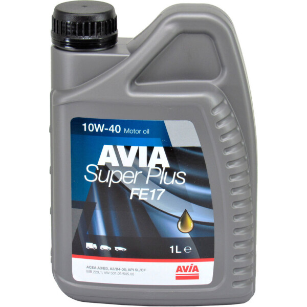 

Моторное масло бензин, дизель 10W-40 (AVIA) SUPER PLUS FE17 1л.