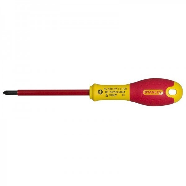

Отвертка электрика Stanley "FatMax VDE 1000V" Pz1х100мм (0-65-418)
