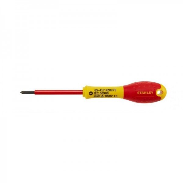 

Отвертка электрика Stanley "FatMax VDE 1000V" Pz0х75мм (0-65-417)