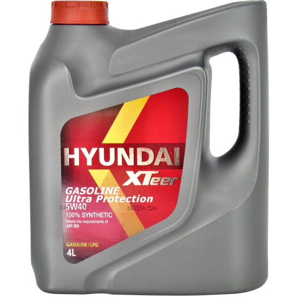 

Моторное масло бензин 5W-40 (HYUNDAI XTeer) Gasoline Ultra Protection 4л. 1041126