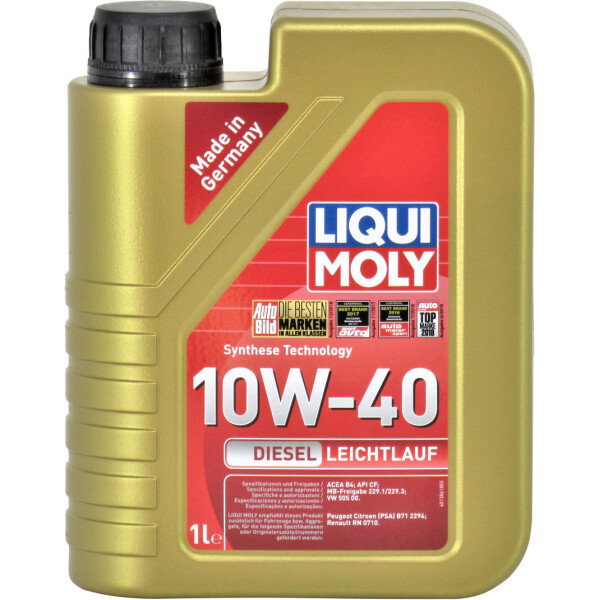 

Моторное масло дизель 10W-40 (Liqui Moly) Diesel Leichtlauf 1л. 1386