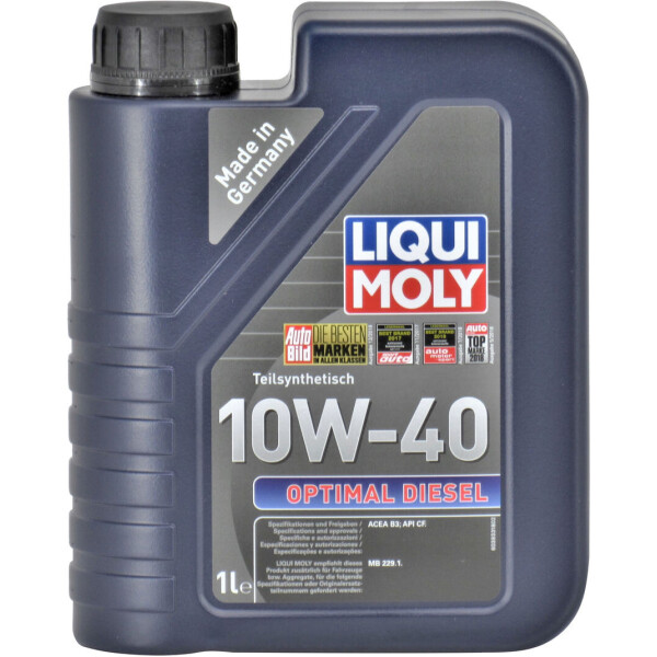 

Моторное масло дизель 10W-40 (Liqui Moly) Optimal Diesel 1л. 3933