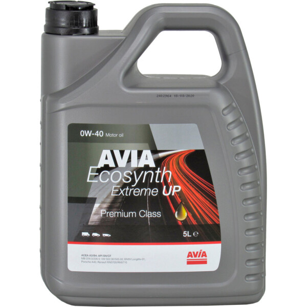 

Моторное масло бензин, дизель 0W-40 (AVIA) Extreme UP 5л.