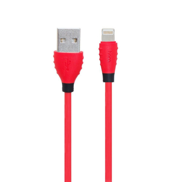 

Кабель Hoco X27 Excellent Lightning-USB 1.2m Красный (20053100074)