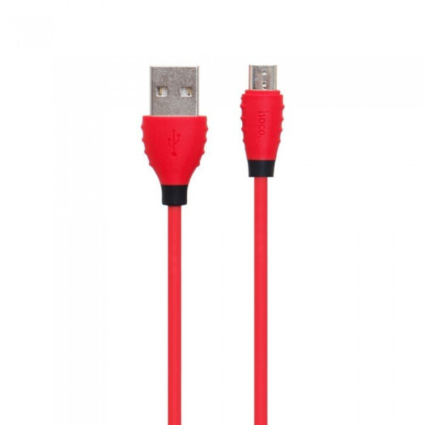 

Кабель Hoco X27 Excellent microUSB-USB 1.2m Красный (20053100140)
