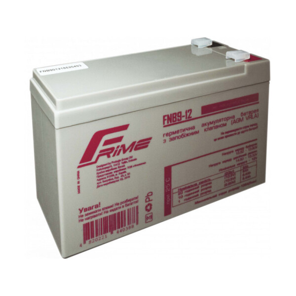 

Аккумуляторная батарея Frime 12V 9AH (FNB9-12)