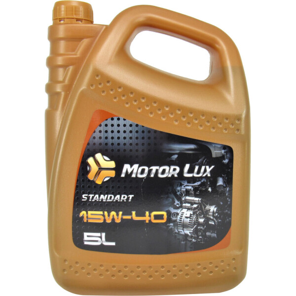 

Моторное масло бензин, дизель 15W-40 (Motor Lux) Standart 5л.