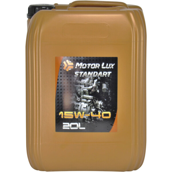 

Моторное масло бензин, дизель 15W-40 (Motor Lux) Standart 20л.