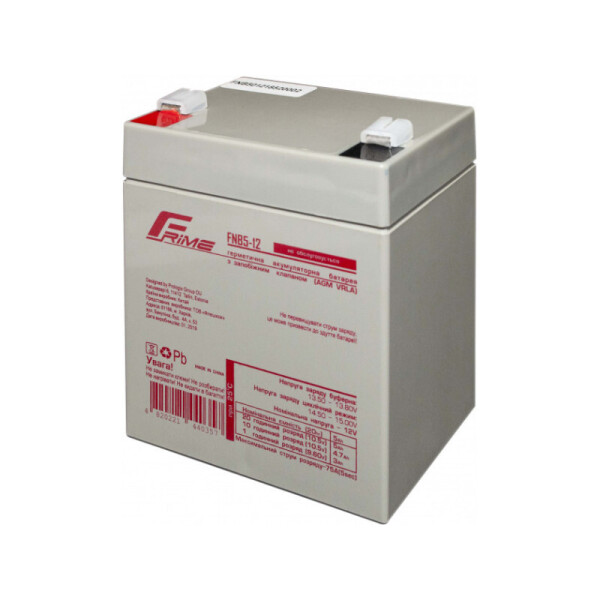 

Аккумуляторная батарея Frime 12V 5AH (FNB5-12) AGM