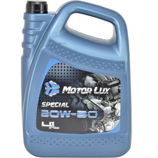 

Моторное масло бензин, дизель 20W-50 (Motor Lux) Special 4л.