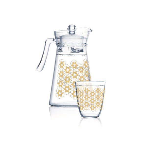 

Набор для напитков Luminarc NEO GOLDEN FLOWER MAZE 7пр (Q0569)