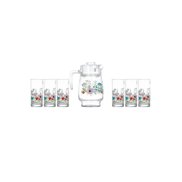 

Набор для напитков Luminarc Rose Pompon 7 пр. (N3675)