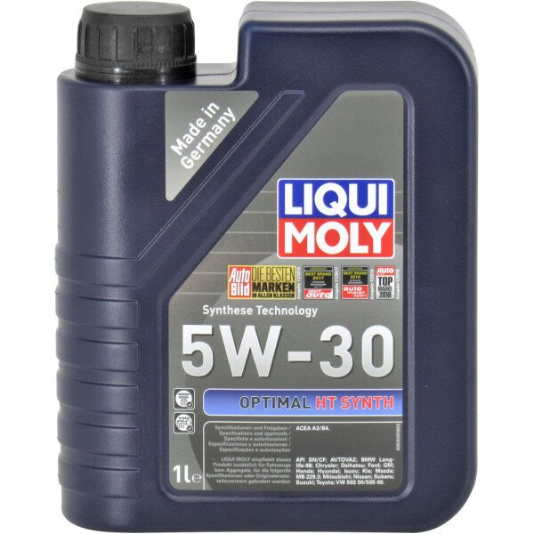 

Моторное масло бензин, дизель 5W-30 (Liqui Moly) Optimal HT Synth 1л. 39000