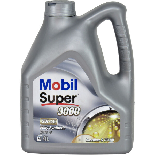 

Моторное масло бензин, дизель 5W-40 (Mobil) Super 3000 Х1 4л. 150013