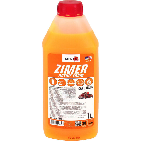 

Шампунь (Nowax) ZIMER для бесконтактной мойки 1л. NX01139
