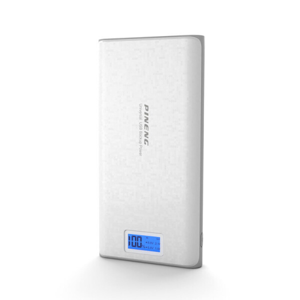 

УМБ портативное зарядное Pineng PN-920 Power Bank 40000 mah с Lcd дисплеем Белый (20053100081)