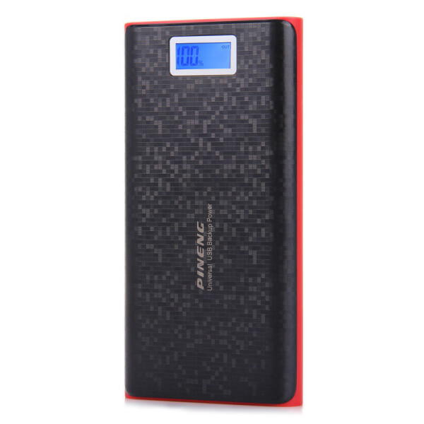 

Портативная зарядка Внешний аккумулятор Power Bank Pineng PN-920 40000 (12580) mAh с экраном 2 USB (20053100082)