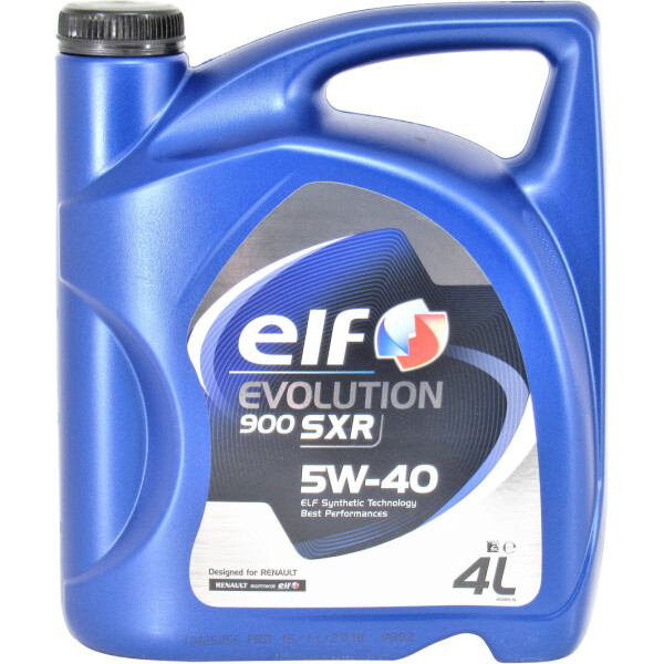 

Моторное масло бензин, дизель 5W-40 (ELF) Evolution 900 NF 4л. 156335