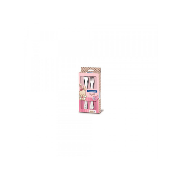 

Детский набор столовых приборов Tramontina BABY Le Petit pink /X2 пр. (66973/015)
