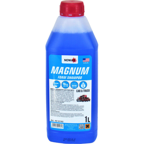 

Шампунь (Nowax) MAGNUM для ручной мойки 1л. NX01162