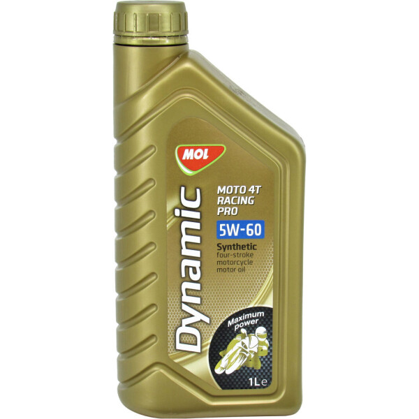 

Моторное масло 4-Т 5W-60 (MOL) Dynamiс Моtо 4T Racing Pro 1л. 13100090