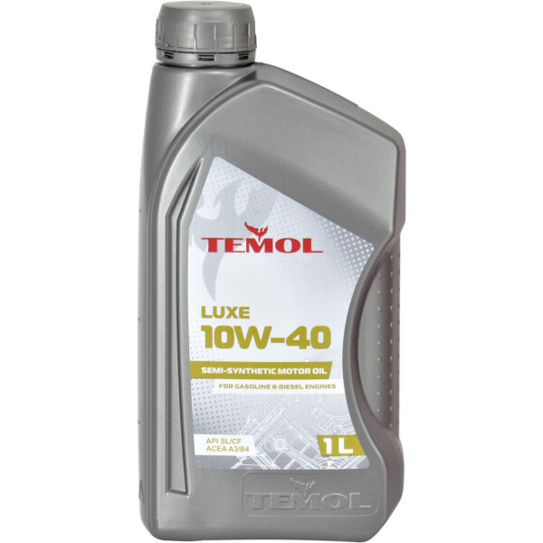 

Моторное масло бензин, дизель 10W-40 (Temol) Luxe 1л. T-L10W40-1L